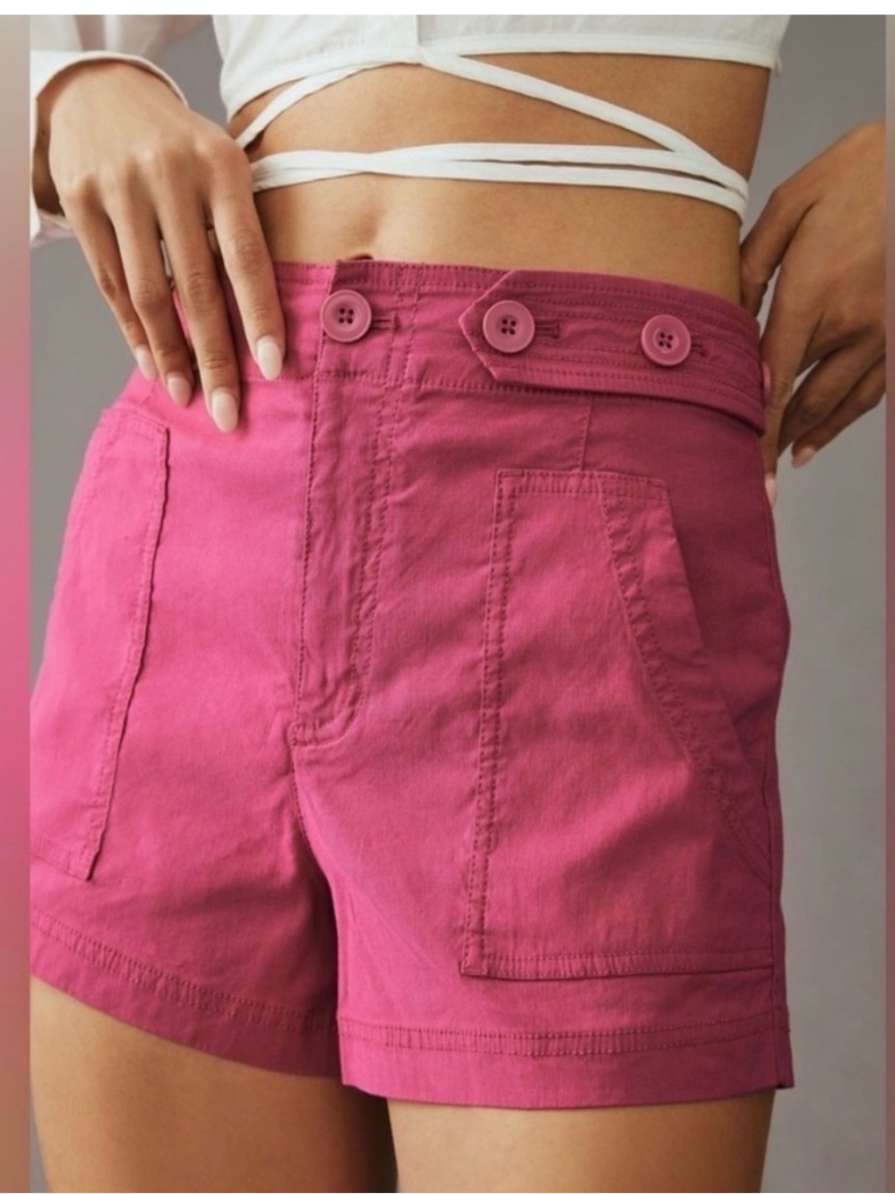 Maeve by Anthropologie Pink Women's Shorts